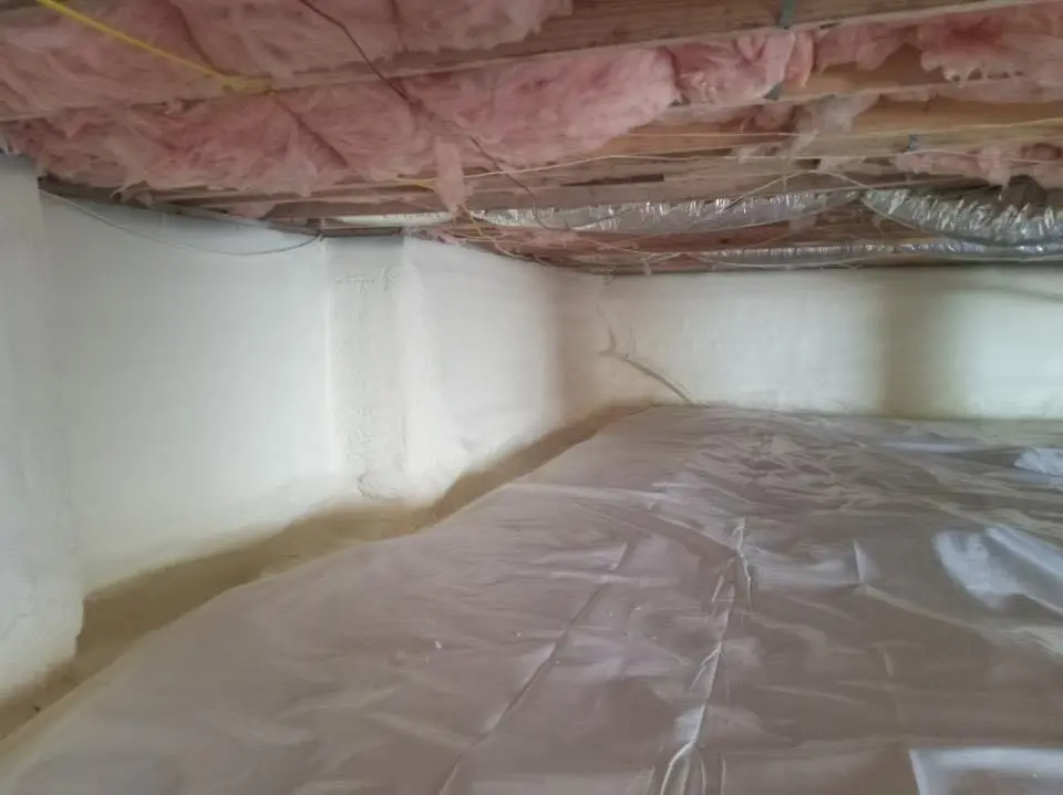 Crawl space encapsulation with closed-cell spray foam for Metal Roof Coating in New Port Richey